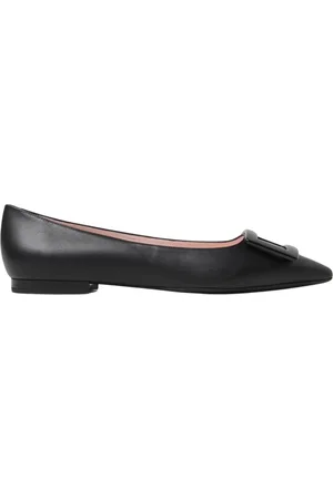 Roger Vivier Femme, Chaussures, Noir, Taille: 37 EU Élégantes Ballerines avec Détail Boucle