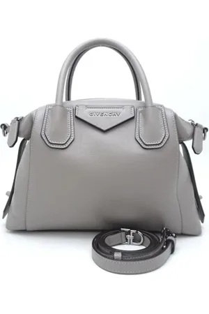 Givenchy Femme, Pre-owned, Gris, Taille: ONE Size Pre-owned Cuir cabas