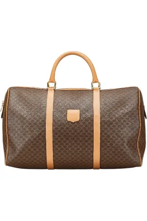 Céline Femme, Pre-owned, Brun, Taille: ONE Size Pre-owned Cuir sacs-de-voyage
