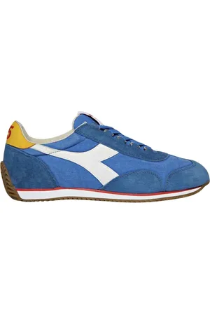 Diadora Homme, Chaussures, Bleu, Taille: 40 EU Canvas Stone Wash Baskets