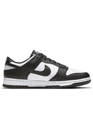 Nike Femme, Chaussures, Noir, Taille: 40 1/2 EU Blanc Noir Low Dunk Baskets