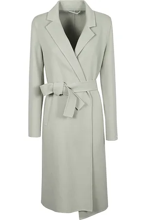 MARELLA Femme, Manteaux, Vert, Taille: 42 FR Manteau en polyester