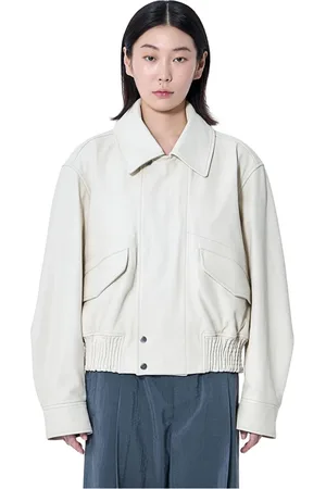 LEMAIRE Femme, Vestes, , Taille: 36 FR Veste Blouson en Cuir Classique