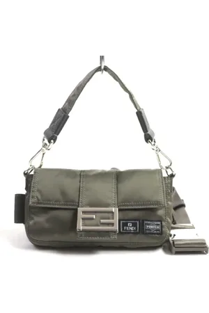 Fendi Femme, Pre-owned, Vert, Taille: ONE Size Pre-owned Toile sacs-fendi