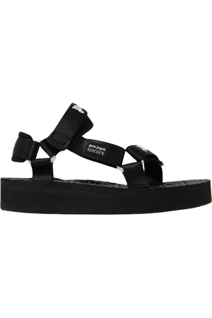 Palm Angels Homme, Chaussures, Noir, Taille: 44 EU Sandales Plateformes Noires pour Homme