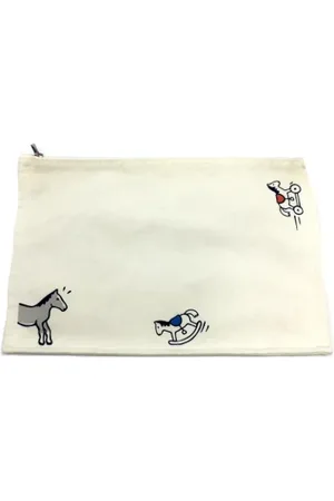 Hermès Femme, Pre-owned, , Taille: ONE Size Pre-owned Coton trousses-de-toilette