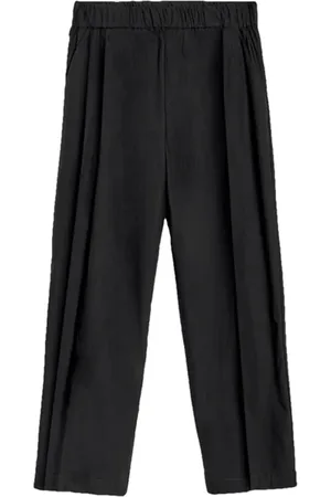 A PAPER KID Homme, Pantalons, Noir, Taille: M Pantalon avec taille élastique et poches