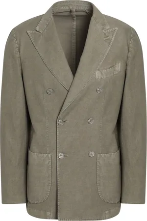 Biagio Santaniello Homme, Vestes, Vert, Taille: XL Veste à double boutonnage Gl751Mf