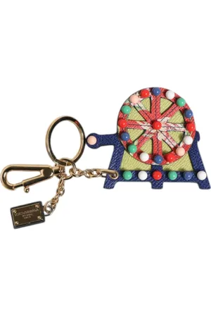 Dolce & Gabbana Femme, Accessoires, Multicolore, Taille: ONE Size Porte-clés Carretto Multicolore avec Logo