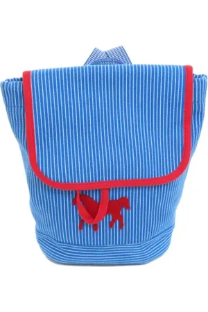 Hermès Femme, Pre-owned, Bleu, Taille: ONE Size Pre-owned Toile sacs-dos
