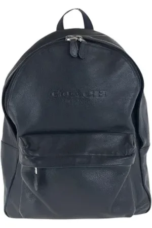 Coach Femme, Pre-owned, Noir, Taille: ONE Size Pre-owned Cuir sacs-dos