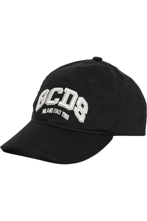 GCDS Homme, Accessoires, Noir, Taille: S Chapeau à Logo Brodé, Élégant & Polyvalent