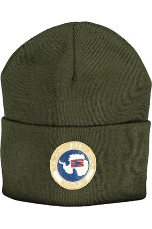 Napapijri Homme, Accessoires, Vert, Taille: ONE Size Bonnet Homme Vert avec Logo