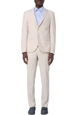 Manuel Ritz Homme, Costumes, Bleu, Taille: 2XL Costume Bleu Deux Boutons