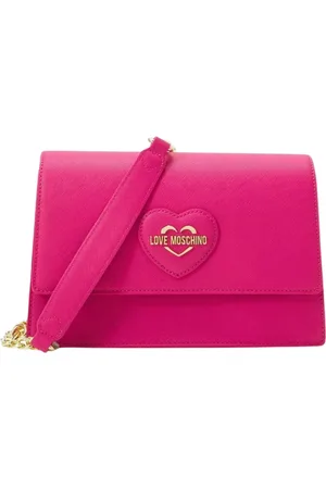 Moschino Femme, Sacs, Rose, Taille: ONE Size Sac Saffiano PU