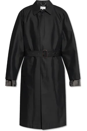 Maison Margiela Homme, Manteaux, Noir, Taille: S Manteau avec poches