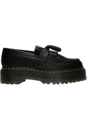 Dr. Martens Femme, Chaussures, Noir, Taille: 40 EU Mocassins à Plateforme avec Détail à Franges