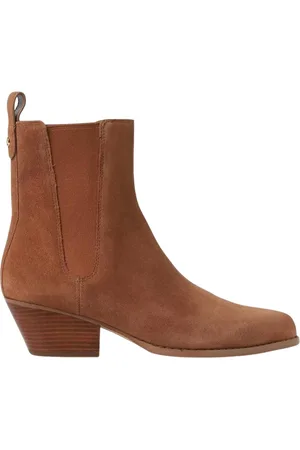 Michael Kors Femme, Chaussures, Brun, Taille: 37 1/2 EU Élégantes Bottines en Daim