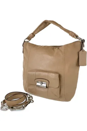 Coach Femme, Pre-owned, Brun, Taille: ONE Size Pre-owned Cuir sacs-ports-paule