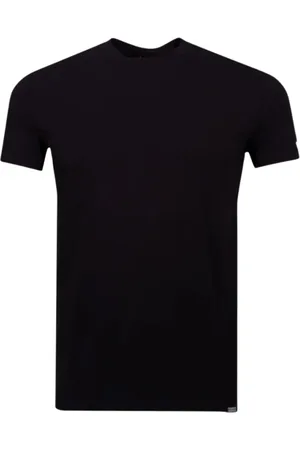 Dsquared2 Homme, Tops, Noir, Taille: XS T-shirt noir à manches courtes Style urbain