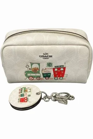 Coach Femme, Pre-owned, Blanc, Taille: ONE Size Pre-owned Cuir sacs-main