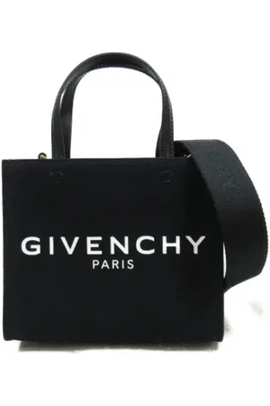 Givenchy Femme, Pre-owned, Noir, Taille: ONE Size Pre-owned Toile sacs-main