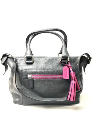 Coach Femme, Pre-owned, Gris, Taille: ONE Size Pre-owned Cuir sacs-main