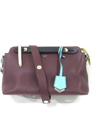 Fendi Femme, Pre-owned, Rouge, Taille: ONE Size Pre-owned Cuir sacs-main