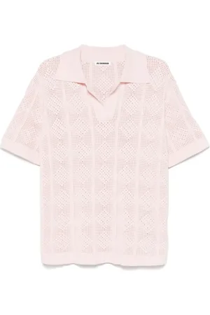 Jil Sander Homme, Tops, Rose, Taille: M Polo Rose