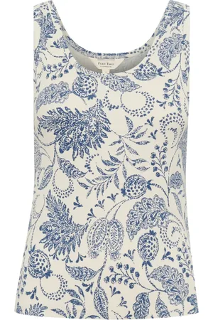 Part Two Femme, Tops, Bleu, Taille: 42 FR Chemisier Paisley Print Style Oceana