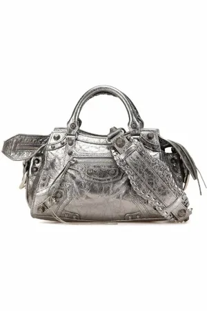 Balenciaga Femme, Pre-owned, Gris, Taille: ONE Size Pre-owned Cuir sacs-balenciaga