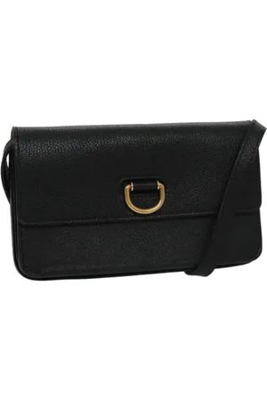 Burberry Femme, Pre-owned, Noir, Taille: ONE Size Pre-owned Cuir sacs-ports-paule