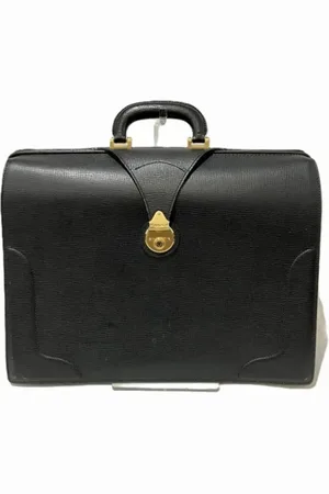 Burberry Homme, Pre-owned, Noir, Taille: ONE Size Pre-owned Cuir sacs-main