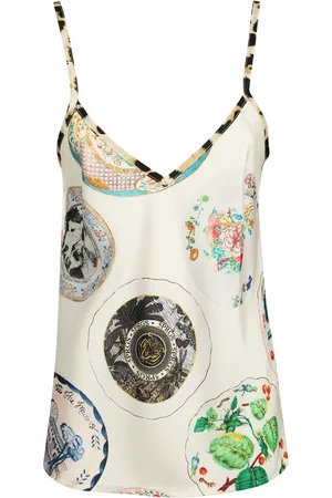 5 PROGRESS Femme, Tops, Multicolore, Taille: 40 FR Top en viscose et polyester