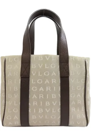 Bvlgari Femme, Pre-owned, Brun, Taille: ONE Size Pre-owned Toile sacs-main