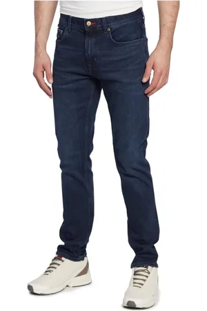 Tommy Hilfiger Homme, Jeans, Bleu, Taille: W34 L32 Jeans classiques en mélange de coton avec 5 poches