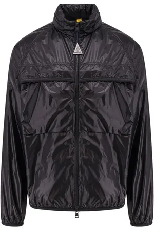 Moncler Homme, Vestes, Noir, Taille: M Vestes noires avec fermeture éclair et capuche