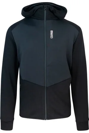 Colmar Homme, Sweatshirts et sweats à capuche, Noir, Taille: S Pull noir avec fermeture éclair