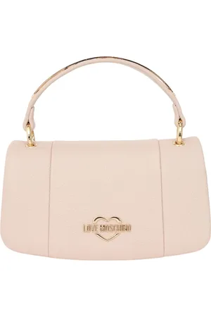 Moschino Femme, Sacs, Rose, Taille: ONE Size Sac en cuir grainé+PU