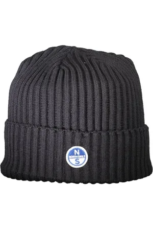 North Sails Homme, Accessoires, Noir, Taille: ONE Size Chapeaux & Bonnets en Coton Noir