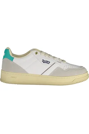 GAS Femme, Chaussures, Blanc, Taille: 38 EU Baskets Sportives Blanc Logo Contraste