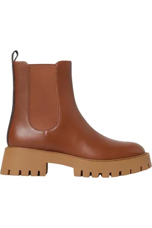 Michael Kors Femme, Chaussures, Brun, Taille: 39 1/2 EU Chunky Sole Chelsea Bottes