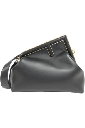 Fendi Femme, Pre-owned, Noir, Taille: ONE Size Pre-owned Cuir sacs-fendi