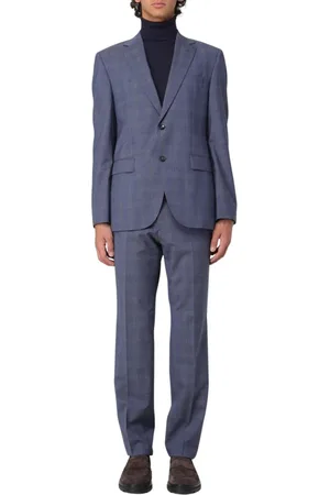 HUGO BOSS Homme, Costumes, Bleu, Taille: L Costume Slim Fit Bleu Classique