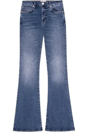 Frame Femme, Jeans, Bleu, Taille: W29 Jean Flare Taille Haute Bleu