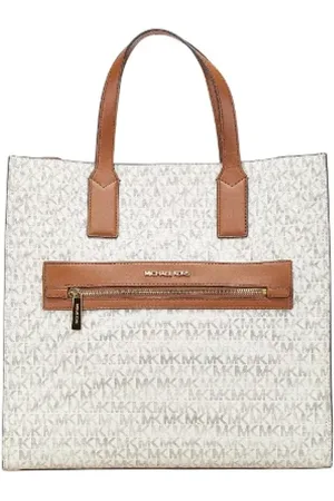 Michael Kors Femme, Pre-owned, Blanc, Taille: ONE Size Pre-owned Cuir cabas