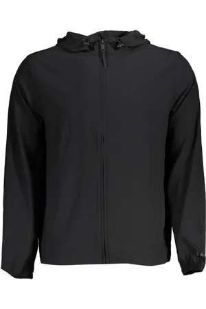 Calvin Klein Homme, Vestes, Noir, Taille: L Veste à capuche sportive en tissu respirant