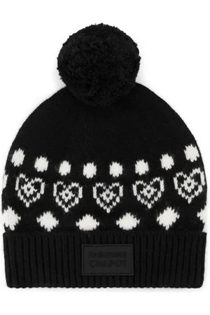 Fabienne Chapot Femme, Accessoires, Noir, Taille: ONE Size Bonnet Tricoté Confortable