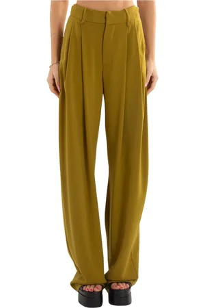 ANIYE BY Femme, Pantalons, Vert, Taille: 36 FR Pantalon plissé dans le style Bella