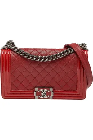 CHANEL Femme, Pre-owned, Rouge, Taille: ONE Size Pre-owned Cuir sacs-chanel